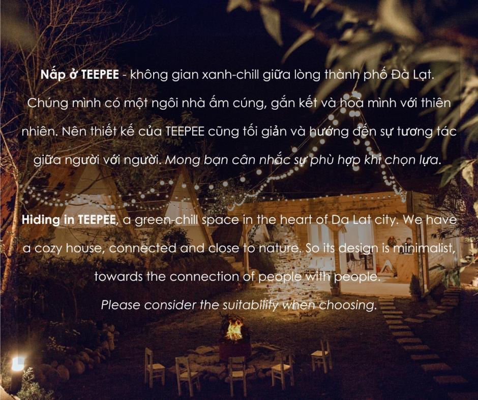 Nap O Teepee Homestay Đà Lạt Exterior foto